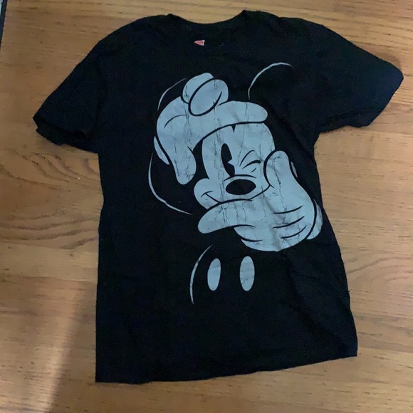Disney black Micky Tshirt - Picture 1 of 3